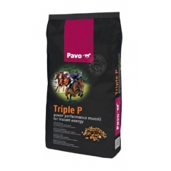 Pavo TripleP 15kg - wysokoenergetyczne musli dla koni wyczynowych